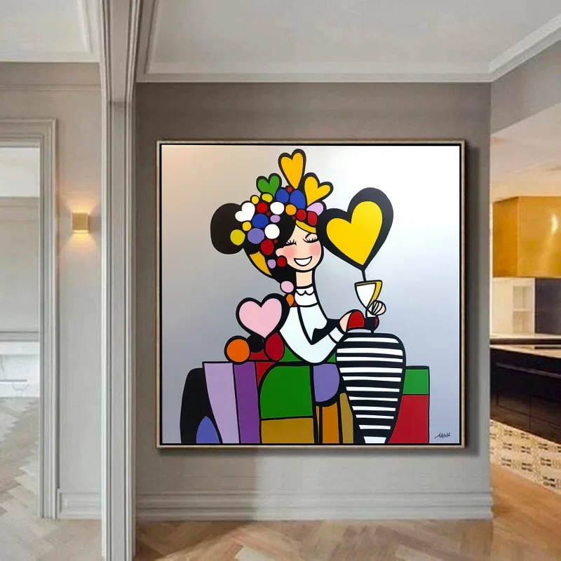 Tableau Décoratif Joie Chromatique - Artibar Tableaux de décoration Art abstrait